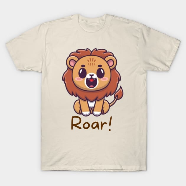 Kawaii Baby Lion T-Shirt by LionKingShirts